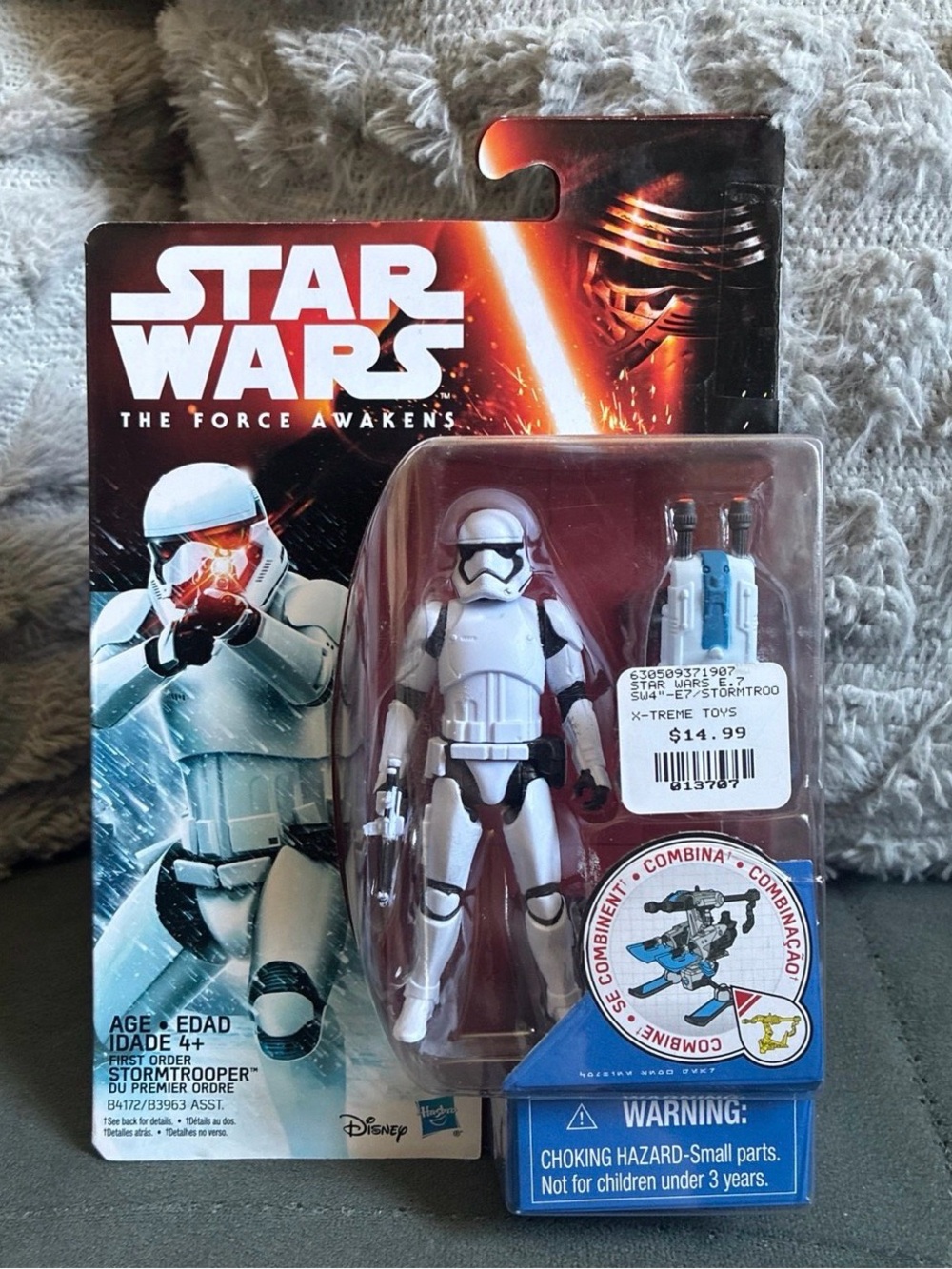 Star Wars The Force Awakens First Order Stormtrooper Figure 3.75 inch NEW in box